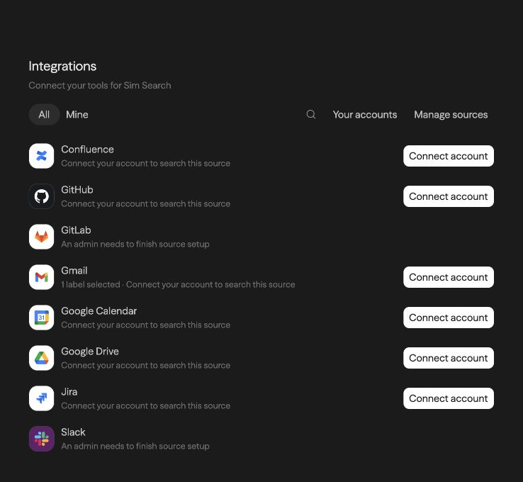 Organization Integrations showing approved providers and Connect account actions